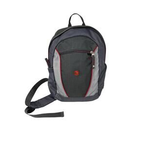 Swiss Gear Gray Nylon Canvas One-Shoulder Crossbody Mini-Backpack Travel Compact